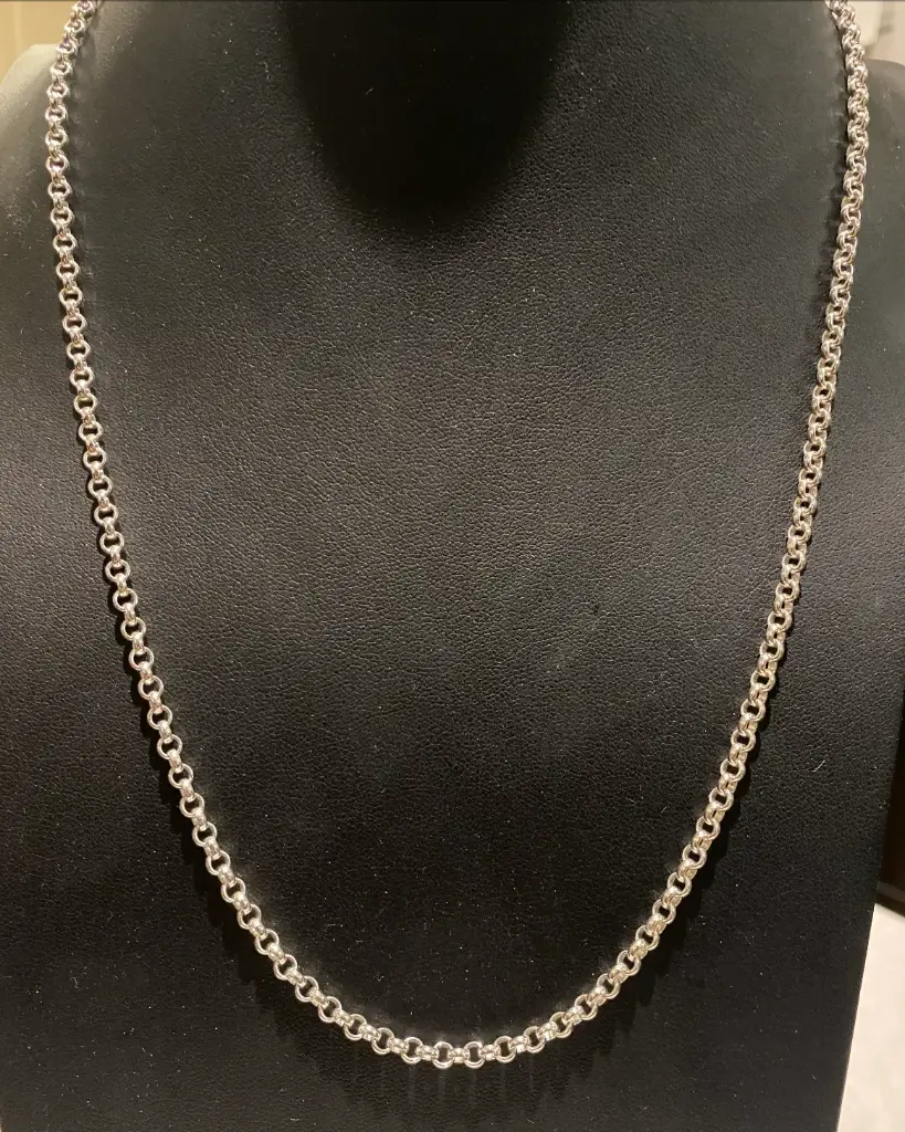 Belcher Chain 55cm x 3.5mm in Silver